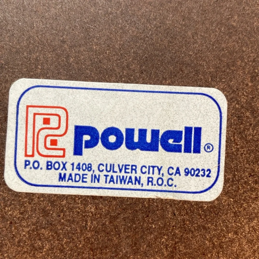 Powell Wooden Jewelry Box with Blue Velvet Interior vintage gorgeous